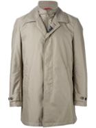 Fay Internal Vest Rain Coat, Men's, Size: 56, Nude/neutrals, Polyester/polyamide