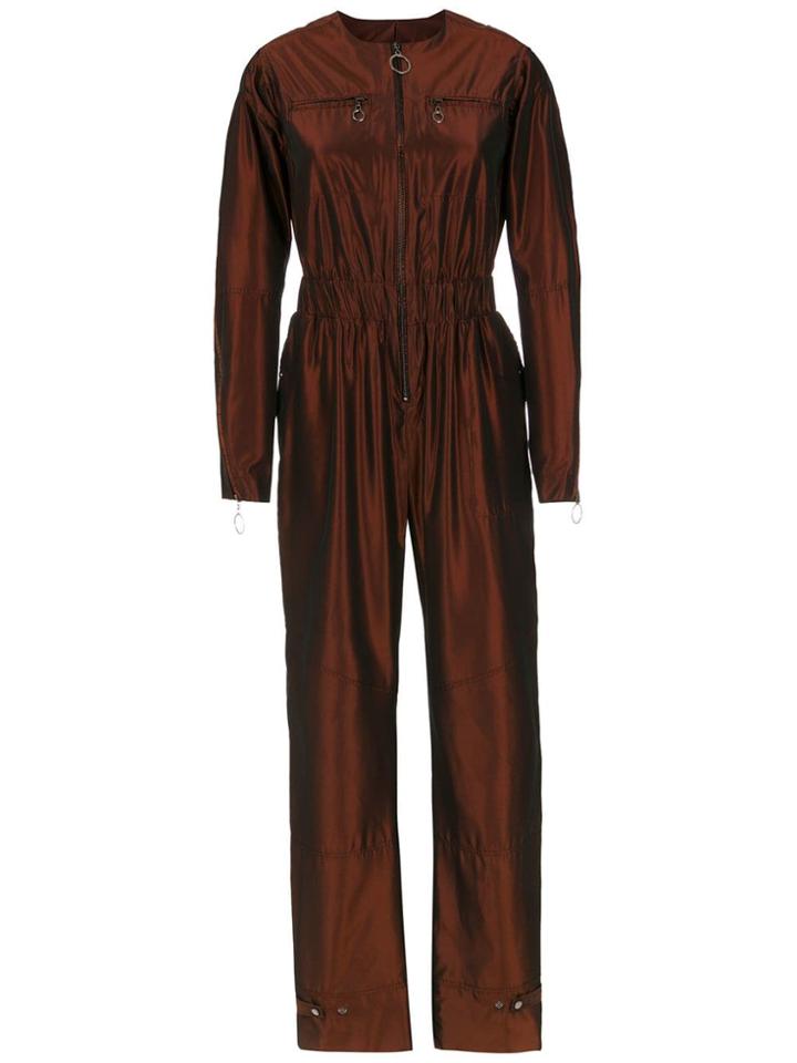 Tufi Duek Fitted Waist Jumpsuit - Red