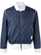Thom Browne - Zipped Jacket - Men - Cotton/polyester/polyurethane - 1, Blue, Cotton/polyester/polyurethane
