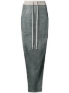 Rick Owens Drkshdw Hustler Denim Skirt - Blue