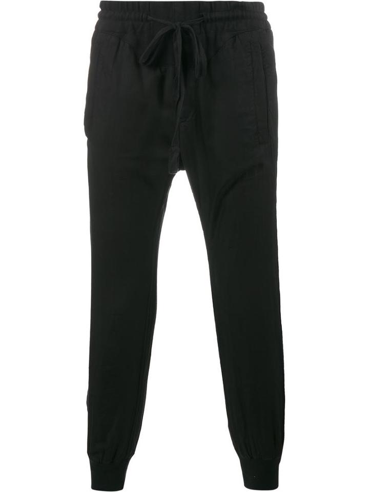 Haider Ackermann Cuffed Pants, Men's, Size: Small, Black, Cotton/rayon