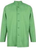 Homme Plissé Issey Miyake Long-sleeve Fitted Shirt - Green