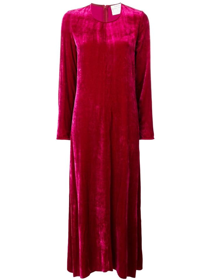 Forte Forte Long Shift Dress - Pink & Purple
