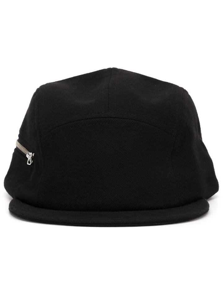 Larose Paris Five Panel Hat, Men's, Black, Cotton