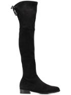 Stuart Weitzman Lowland Thigh High Boots - Black