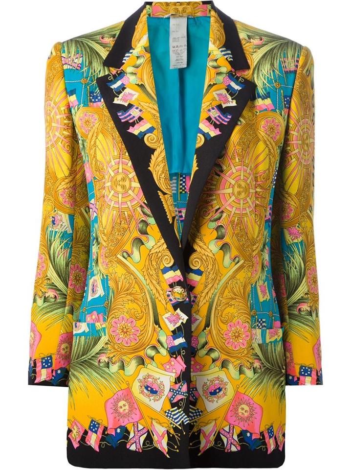 Versace Vintage Printed Jacket