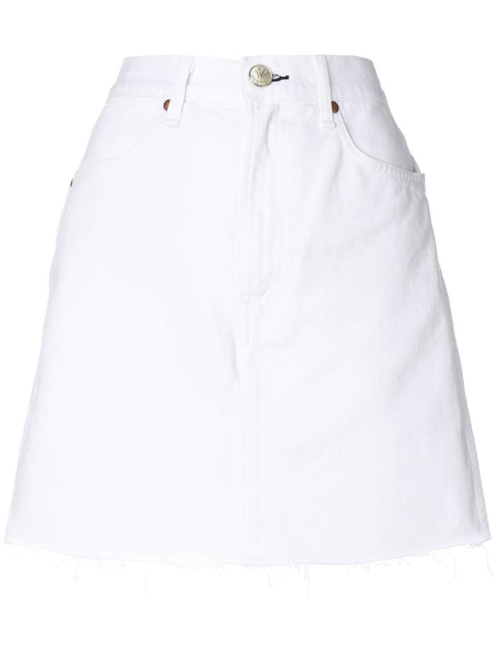 Rag & Bone /jean Short A-line Skirt - White