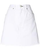 Rag & Bone /jean Short A-line Skirt - White
