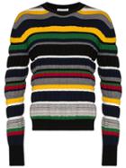 Jw Anderson Ruched Stripe Jumper - Blue