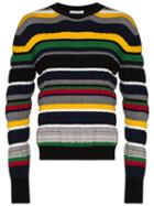 Jw Anderson Ruched Stripe Jumper - Blue