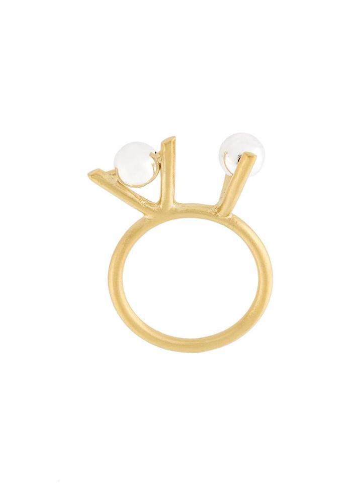 Contour 'lyndon' Ring, Women's, Size: N, Metallic