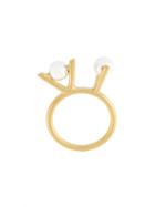 Contour 'lyndon' Ring, Women's, Size: N, Metallic