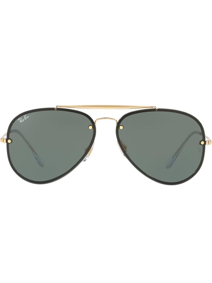 Ray-ban Blaze Aviator Sunglasses - Gold
