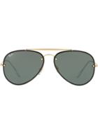 Ray-ban Blaze Aviator Sunglasses - Gold