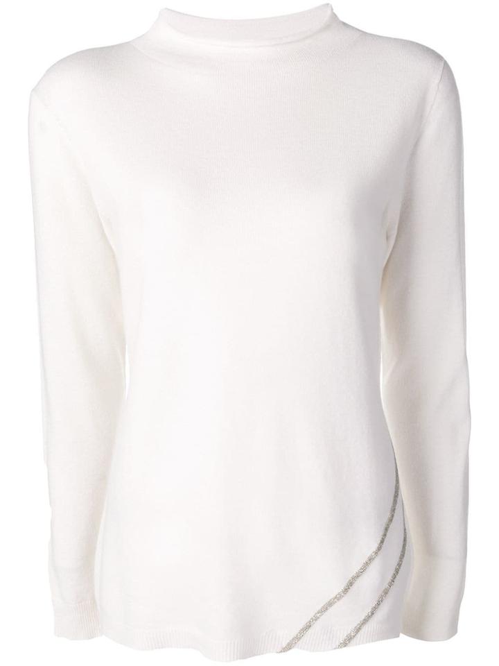 Fabiana Filippi Glitter Detail Jumper - White