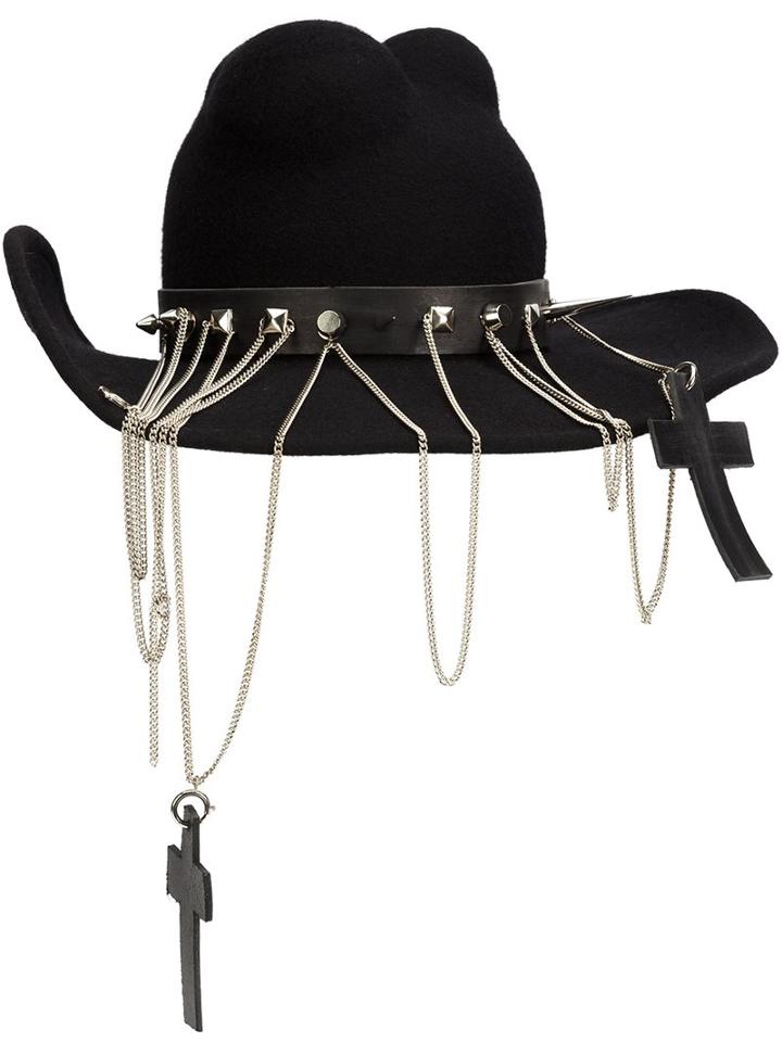 Area Di Barbara Bologna 'possession' Cowboy Hat, Women's, Black, Wool