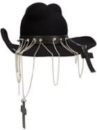 Area Di Barbara Bologna 'possession' Cowboy Hat, Women's, Black, Wool