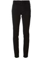 Valentino 'rockstud' Detail Skinny Jeans, Women's, Size: 25, Black, Cotton/polyester