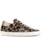 Philippe Model Sequin Embellished Sneakers - Brown