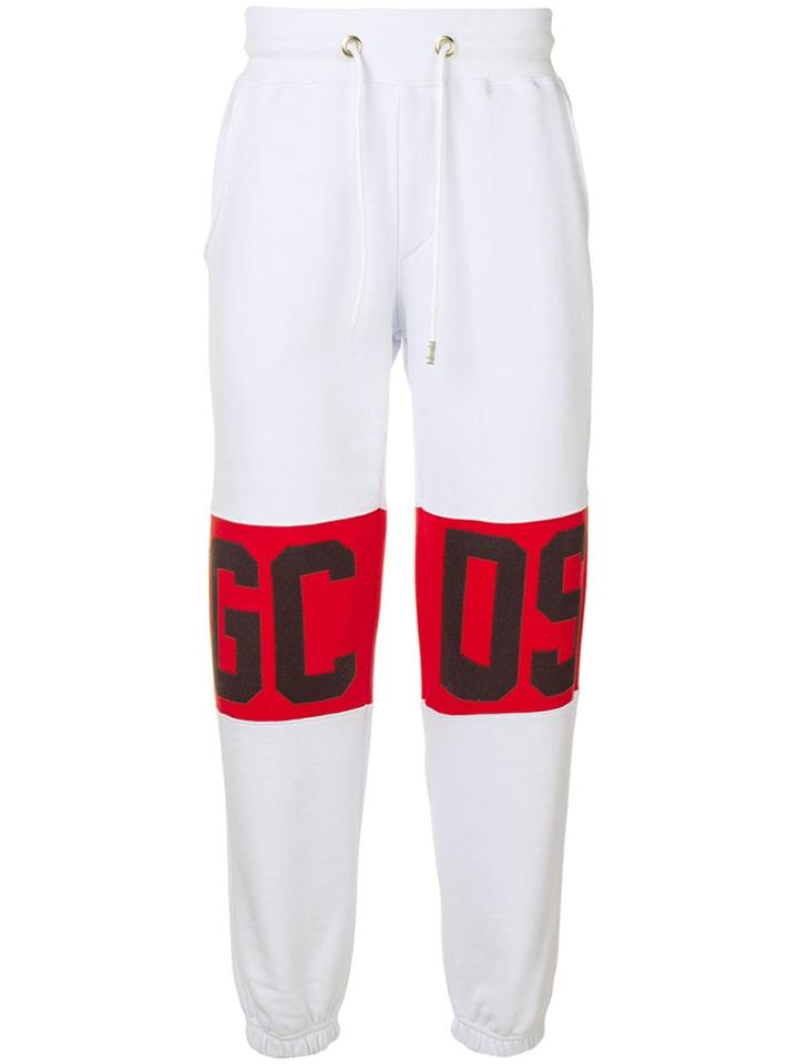 Gcds Logo Band Track Pants - White