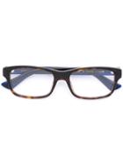 Gucci Eyewear - Web Arm Contrast Glasses - Men - Acetate - 55, Black, Acetate