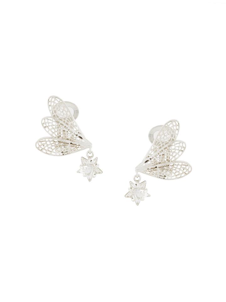 Wouters & Hendrix Starstruck Wing Star Earrings - Metallic