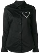 Love Moschino Heart Button Shirt - Black