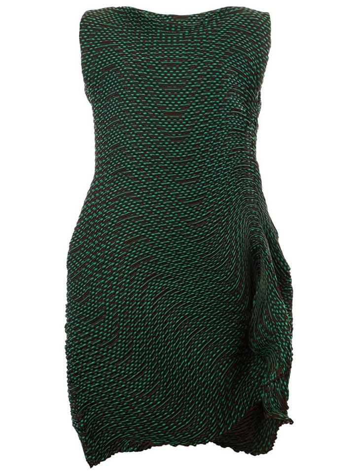 Issey Miyake Ribbed Sleeveless Dress