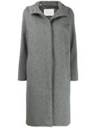 Mackintosh Chryston Light Grey Storm System Wool Hooded Coat Lm-1019f