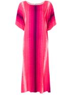 William Vintage Shortsleeved Kaftan - Pink & Purple