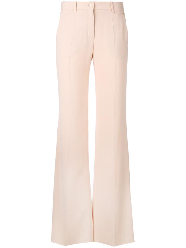 Roberto Cavalli Flared Tailored Trousers - Pink & Purple