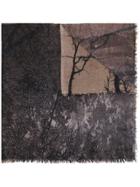 Faliero Sarti Forestscape Print Scarf - Brown