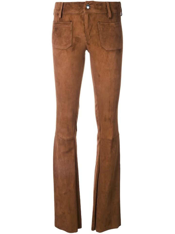 The Seafarer Suede Flared Trousers