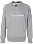 Rag & Bone Printed Slogan Sweatshirt - Grey