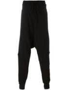 Lost & Found Rooms Drop Crotch Sweatpants, Men's, Size: Medium, Black, Cotton