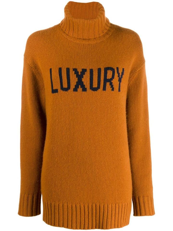 Chinti & Parker Roll Neck Jumper - Brown