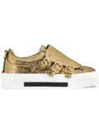 Alexander Mcqueen Flatform Sneakers - Metallic