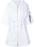 Constance C Logo Band Sweatshirt Dress - White