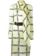 Emanuel Ungaro Belted Dress, Women's, Size: 42, Yellow/orange, Silk