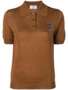 Prada Logo Polo Shirt - Brown