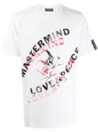 Mastermind Japan 'love & Peace' Print T-shirt - White