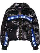 Gcds Glossy Puffer Jacket - Black