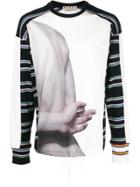 Marni Photographic Print Sweater - White