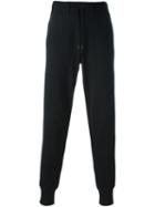 Y-3 Cuffed Sweatpants, Men's, Size: Large, Black, Cotton