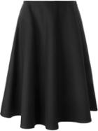 Sofie D'hoore A-line Godet Hem Skirt, Women's, Size: 38, Black, Cotton