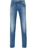 Jacob Cohen - Stonewashed Slim-fit Jeans - Men - Cotton/polyester/spandex/elastane - 33, Blue, Cotton/polyester/spandex/elastane