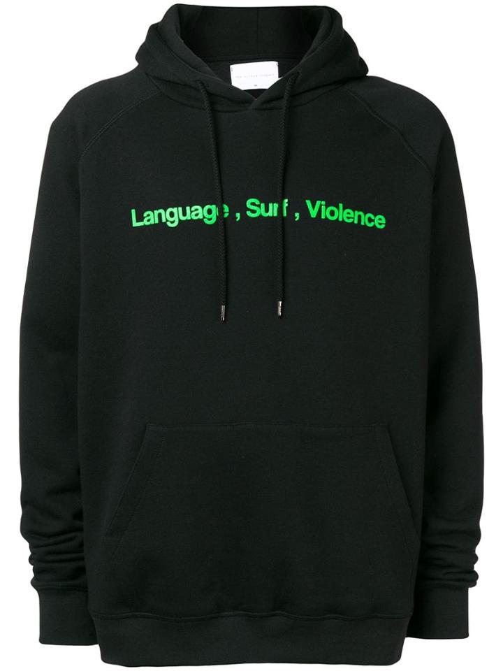 The Silted Company Slogan Hoodie - Black