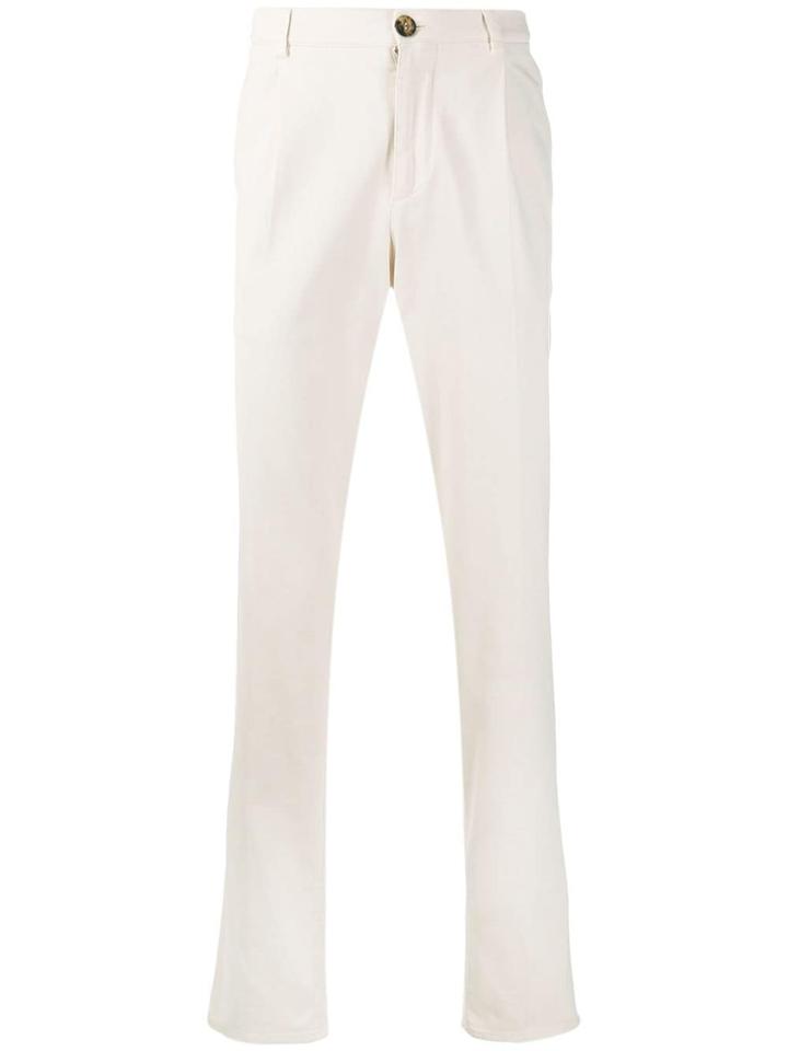 Brunello Cucinelli Straight-leg Chino Trousers - Neutrals