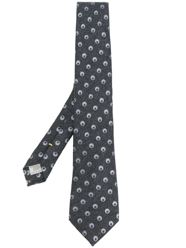 Canali Printed Tie - Grey