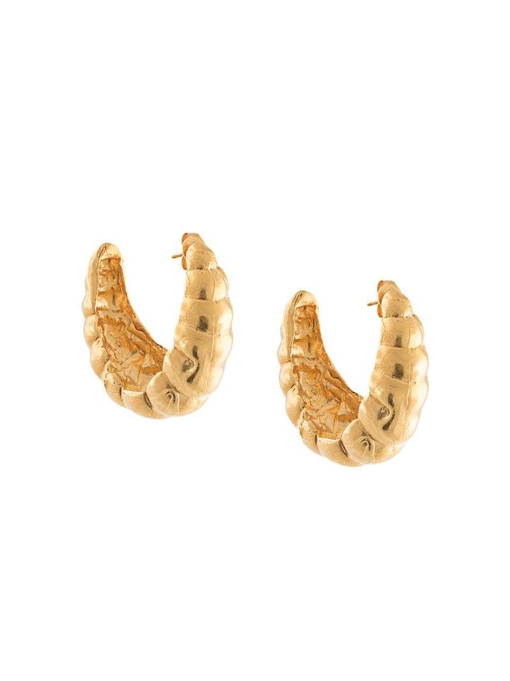 Alighieri Apollo's Song Hoop Earrings - Gold